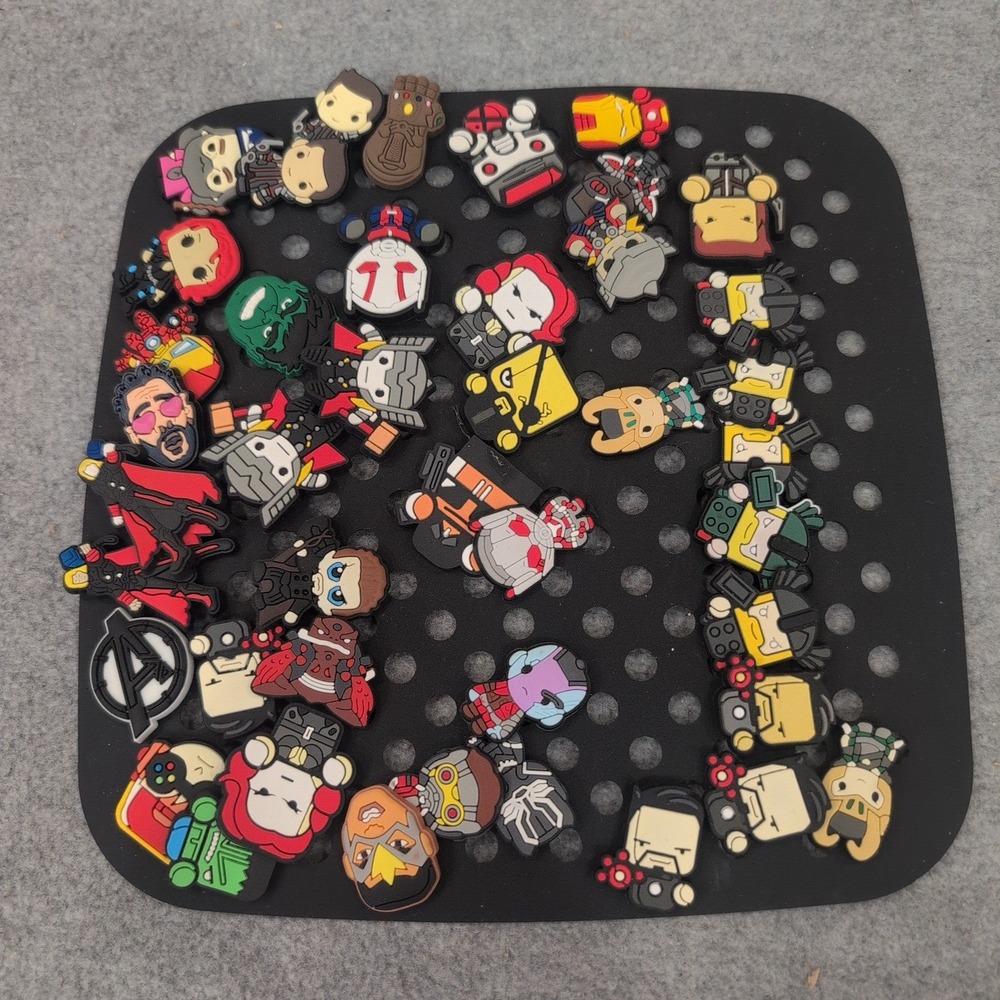 Marvel Avengers‎ Superhero Shoe Charms Bulk Lot Mixed Characters PVC 40pc